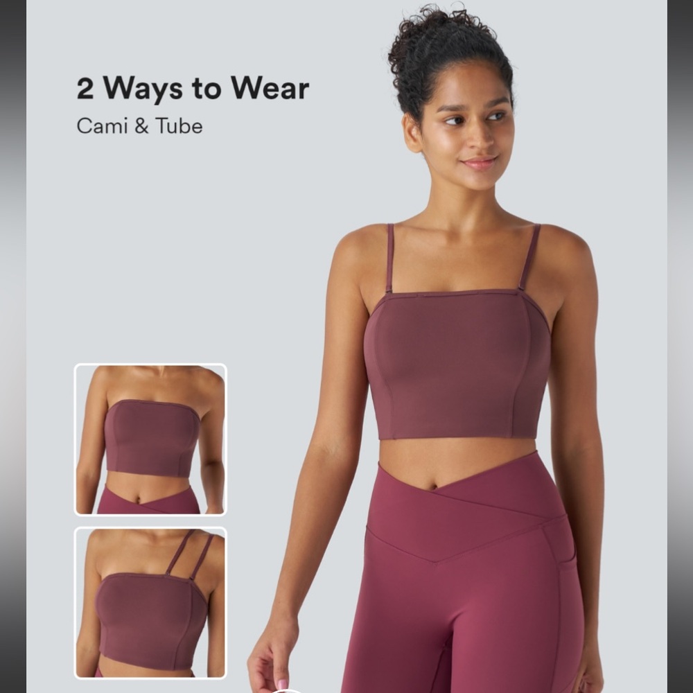 Softlyzero™ Low Support Removable Strap Yoga Sports Bra-UPF50+